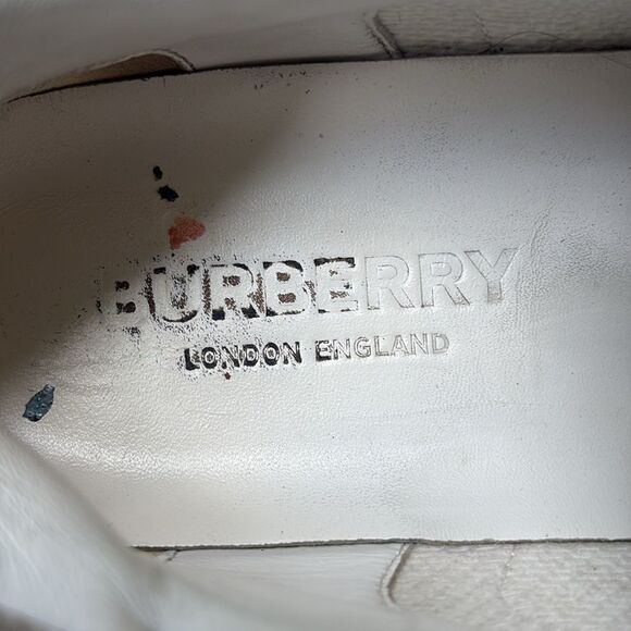 Burberry leather n nova chek sneakers - Picture 6 of 9